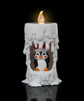 Penguin Battery Tea Light Candle Holder