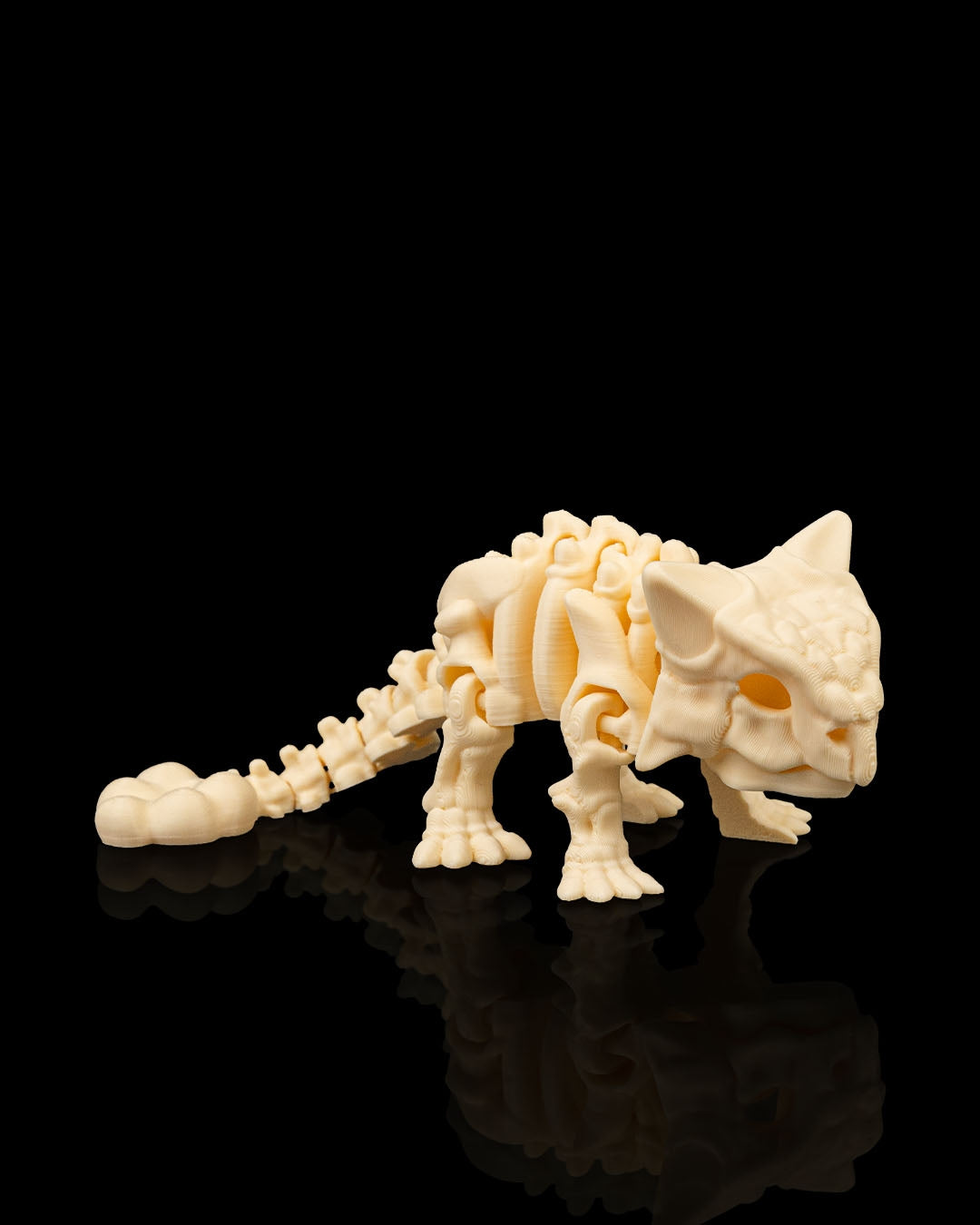 Ankylosaurus skeleton figure alternate angle