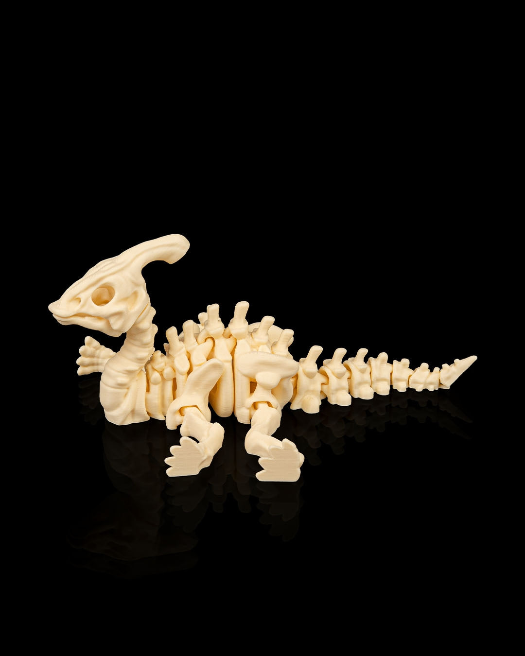 Parasaurolophus skeleton figure alternate angle