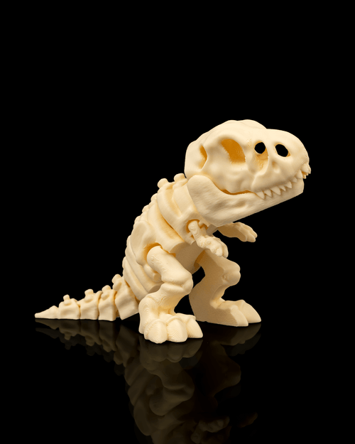 3D printed T. rex skeleton figure