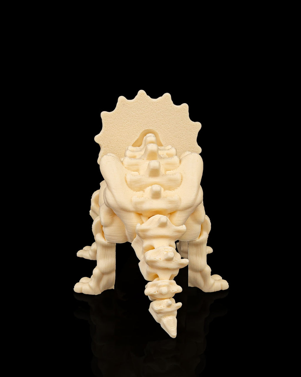 Triceratops skeleton figure alternate angle